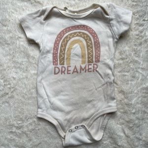 6-12 month “Dreamer” Onesie - organic cotton